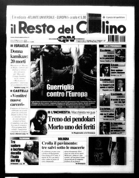 Il Resto del Carlino : giornale dell'Emilia